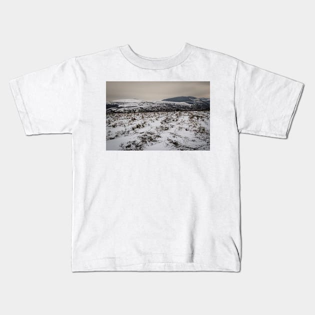 Powdered Hills - 2013 Kids T-Shirt by SimplyMrHill